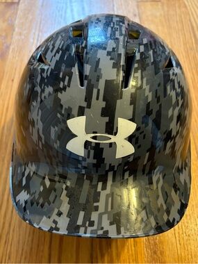 Under Armour Unisex Adult Batting Helmet Grey 6 1/2-7 1/2 ABS Plastic